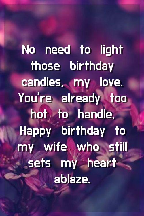 thank you for birthday wishes to wife